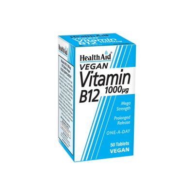 Health Aid Vitamin B12 1000Mg Tablets 50