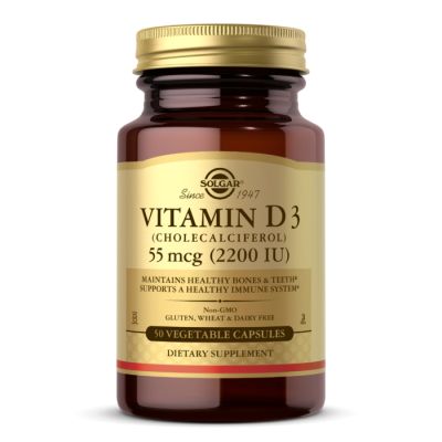 Solgar Vitamin D3 2200Iu Capsules 50