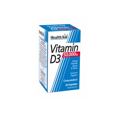 Health Aid Vitamin D3 50000Iu Capsules 30