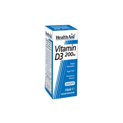 Health Aid Vitamin D3 200Iu Drops 15Ml