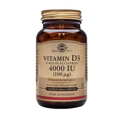 Solgar Vitamin D3 4000Iu 100Mg Tablets 60