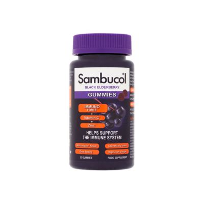 Sambucol Black Elderberry Gummies Adult 30