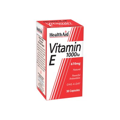 Heal. Aid Vitamin E 1000Iu Cap30 670Mg