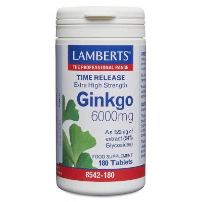 Lamberts Ginkgo 6000Mg 180Tbs