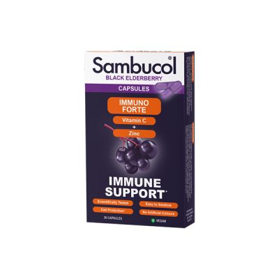 Sambucol Caps Immuno Forte 30'S (2+1 Free Pack)