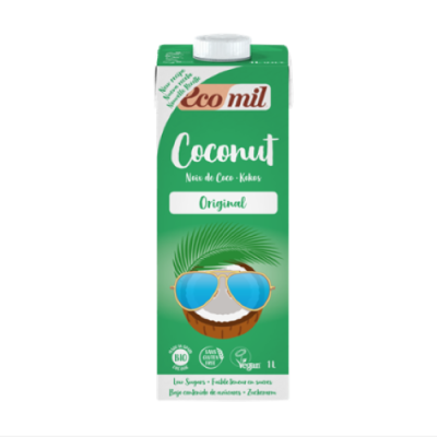 ECOMIL, COCONUT MILK WITH AGAVE 1L BIO