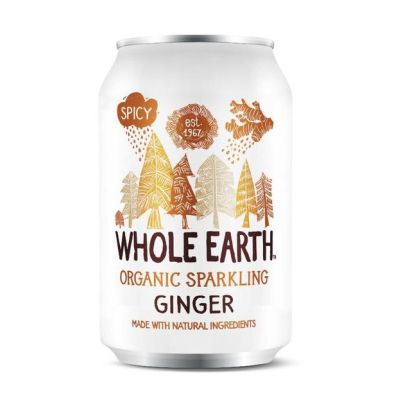 WHOLE EARTH, GINGER SOFT DRINK 330ML