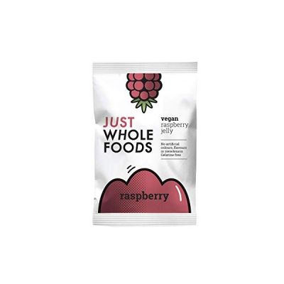 JUST WHOLE FOODS, RASPBERRY JELLY CRYSTALS 85G