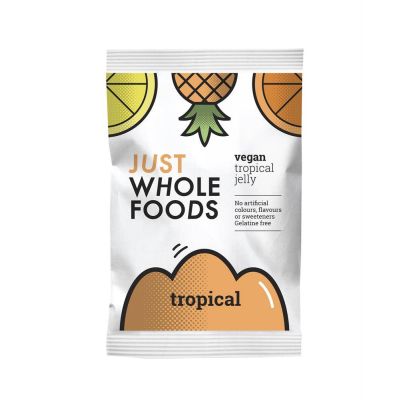 JUST WHOLE FOODS, TROPICAL FRUIT CRYSTALS 85G