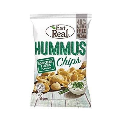 EAT REAL, HUMMUS CHIPS CREAMY DILL135G