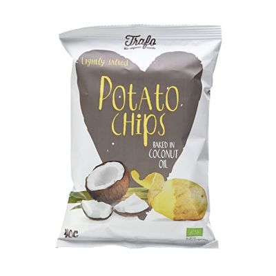 TRAFO, COCONUT OIL BAKED CHIPS LIGHTLY SALTED BIO 40G