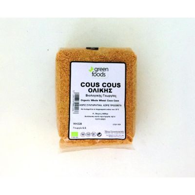 GREEN FOODS, COUS COUS 400G BIO